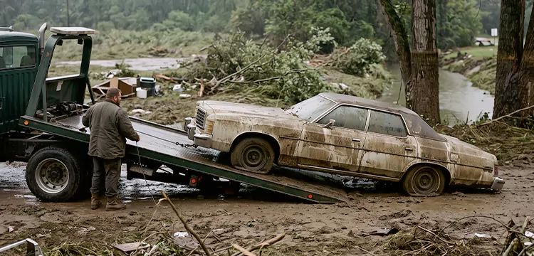 Flood-Damaged Junk Car Disposal in San Antonio