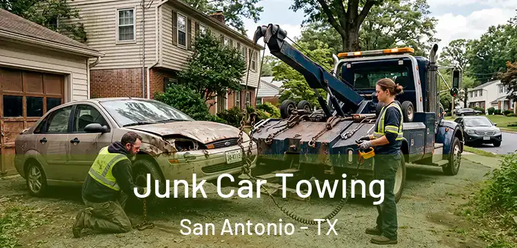 Junk Car Towing San Antonio - TX